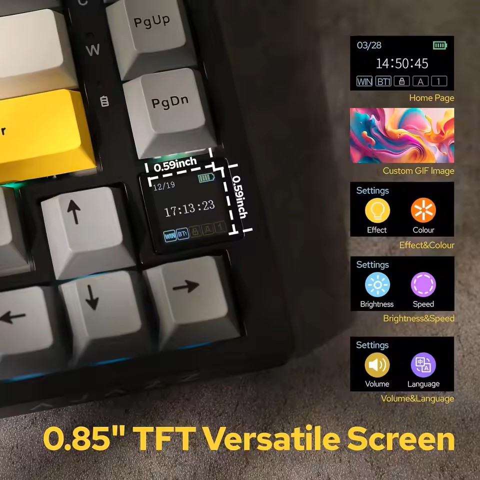 Ajazz AK820 Pro Wireless Mechanical Keyboard